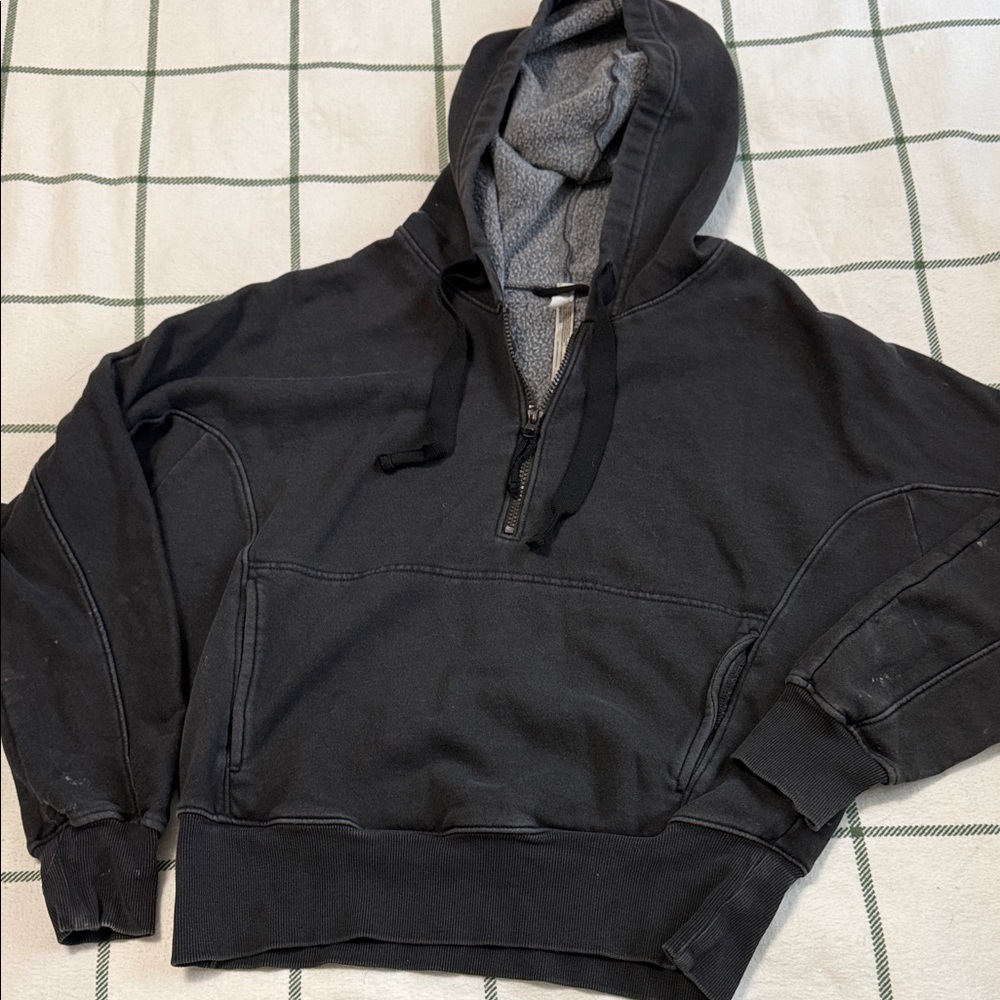 Womens FP Movement Black Hoodie Sweater